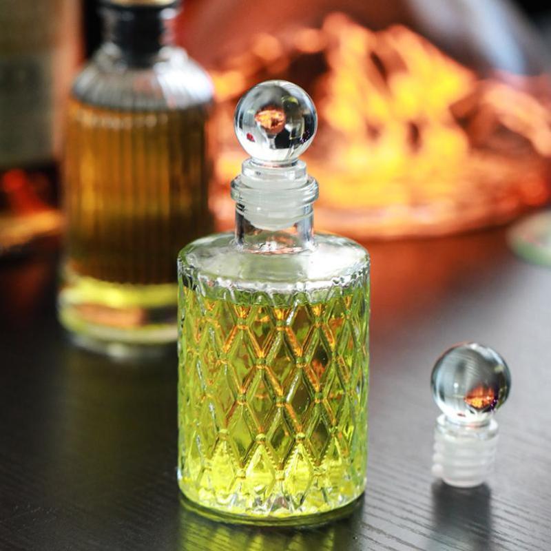 Bitters Bottle Set - Vintage szklana butelka na bitters z