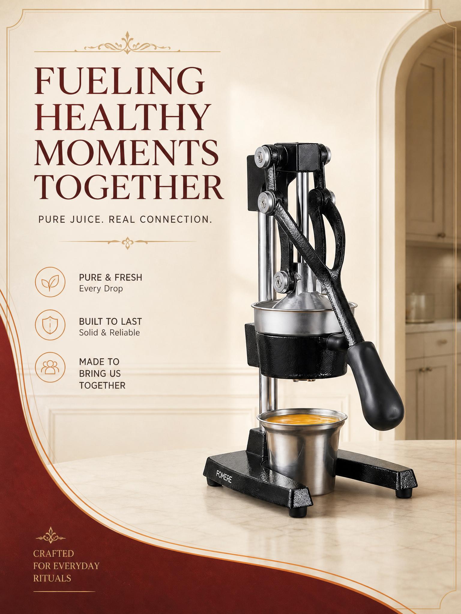 Ręczna wyciskarka do owoców, r – Citrus Juicer Bar recenzja i cena